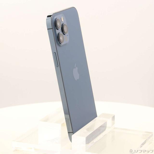 (中古)Apple iPhone12 Pro Max 256GB パシフィックブルー NGD23J/A SIMフリー(269-ud)