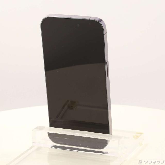 (中古)Apple iPhone14 Pro 256GB ディープパープル MQ1E3J/A SIMフリー(297-ud)_2