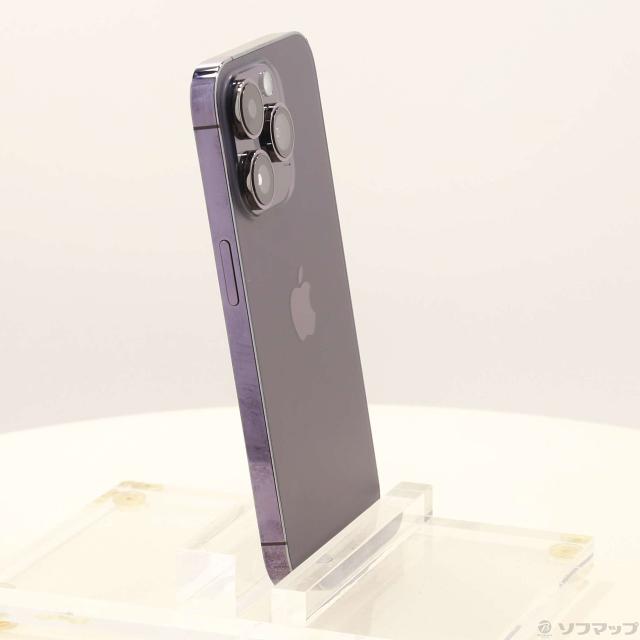 (中古)Apple iPhone14 Pro 256GB ディープパープル MQ1E3J/A SIMフリー(297-ud)_3