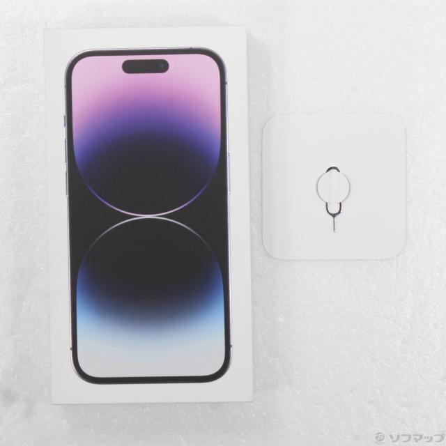 (中古)Apple iPhone14 Pro 256GB ディープパープル MQ1E3J/A SIMフリー(297-ud)_4