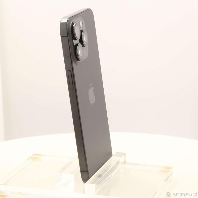 (中古)Apple iPhone15 Pro Max 256GB ブラックチタニウム MU6P3J/A SIMフリー(377-ud)