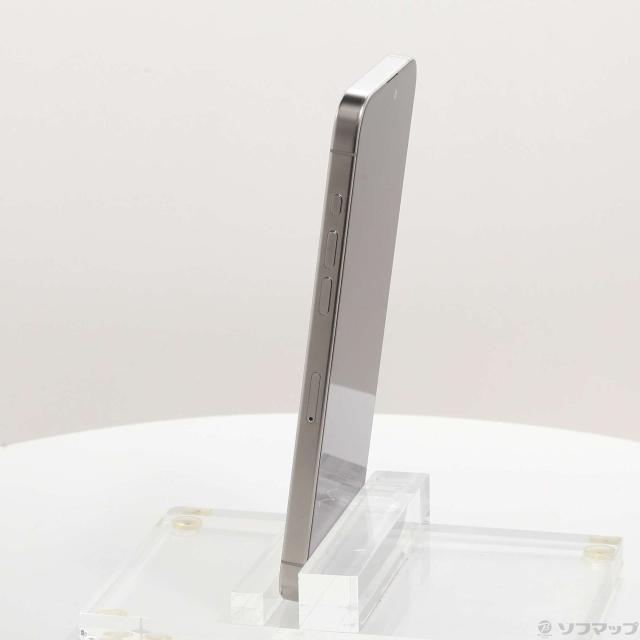 (中古)Apple iPhone15 Pro Max 256GB ホワイトチタニウム MU6Q3J/A SIMフリー(348-ud)