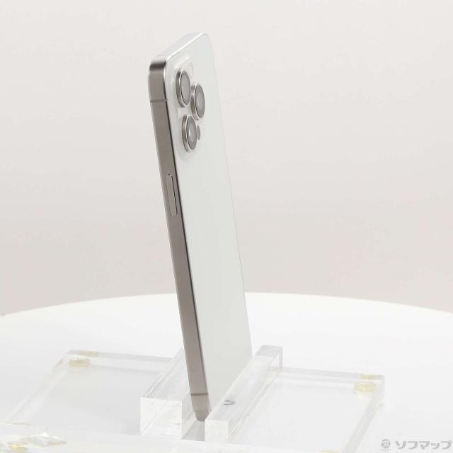 (中古)Apple iPhone15 Pro Max 256GB ホワイトチタニウム MU6Q3J/A SIMフリー(348-ud)