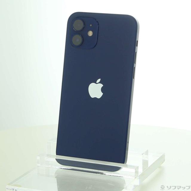 (中古)Apple iPhone12 128GB ブルー MGHX3J/A SIMフリー(295-ud)