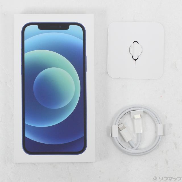 (中古)Apple iPhone12 128GB ブルー MGHX3J/A SIMフリー(295-ud)_4