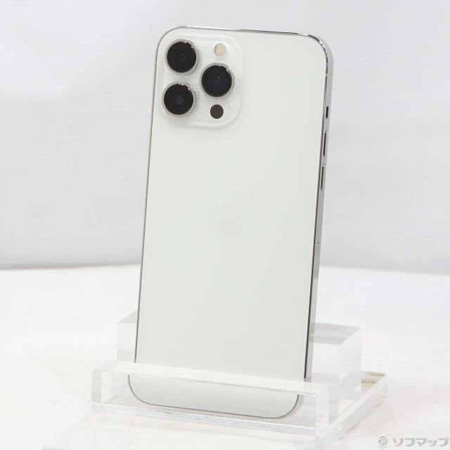 (中古)Apple iPhone13 Pro Max 128GB シルバー MLJ53J/A SIMフリー(295-ud)