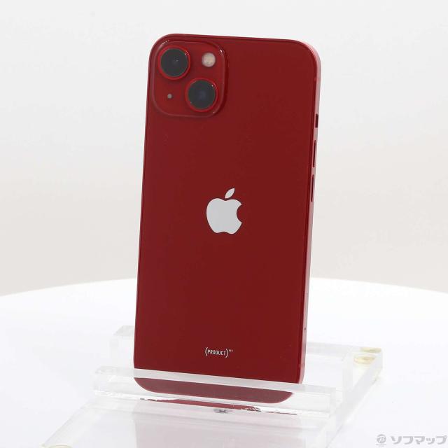(中古)Apple iPhone13 128GB プロダクトレッド MLNF3J/A SIMフリー(371-ud)