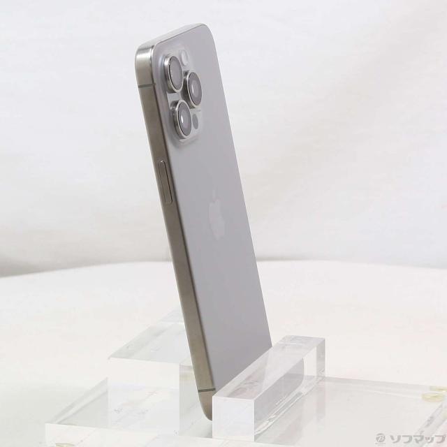 (中古)Apple iPhone15 Pro Max 256GB ナチュラルチタニウム MU6R3J/A SIMフリー(371-ud)