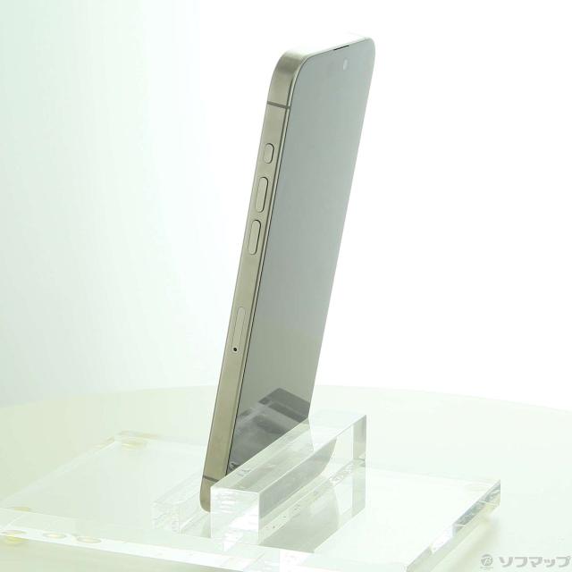 (中古)Apple iPhone15 Pro Max 256GB ナチュラルチタニウム MU6R3J/A SIMフリー(368-ud)