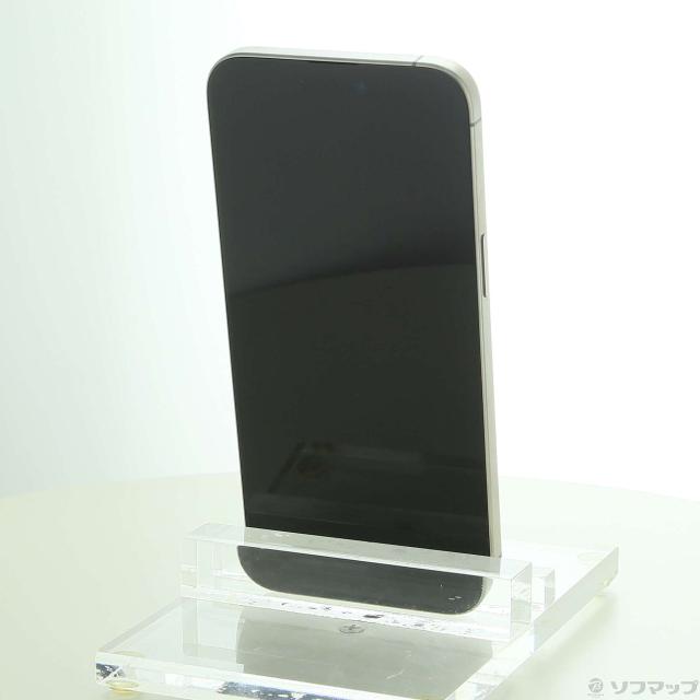 (中古)Apple iPhone15 Pro Max 256GB ナチュラルチタニウム MU6R3J/A SIMフリー(368-ud)