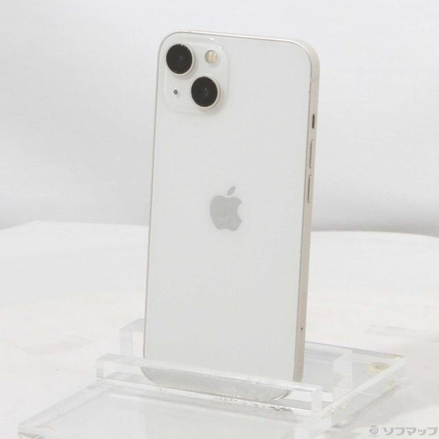 (中古)Apple iPhone13 128GB スターライト MLND3J/A SIMフリー(196-ud)
