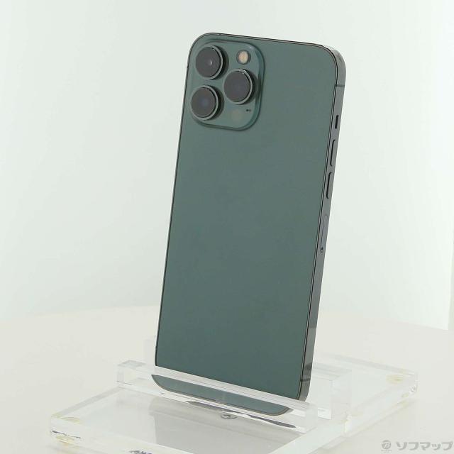 中古)Apple iPhone13 Pro Max 128GB アルパイングリーン MNCU3J