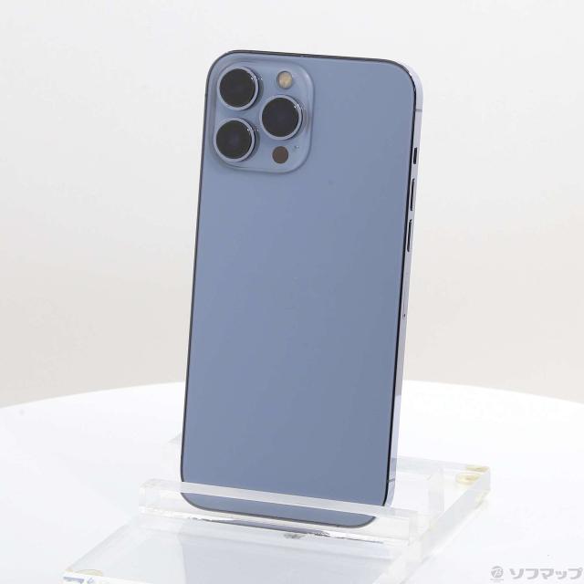 (中古)Apple iPhone13 Pro Max 256GB シエラブルー MLJD3J/A SIMフリー(258-ud)