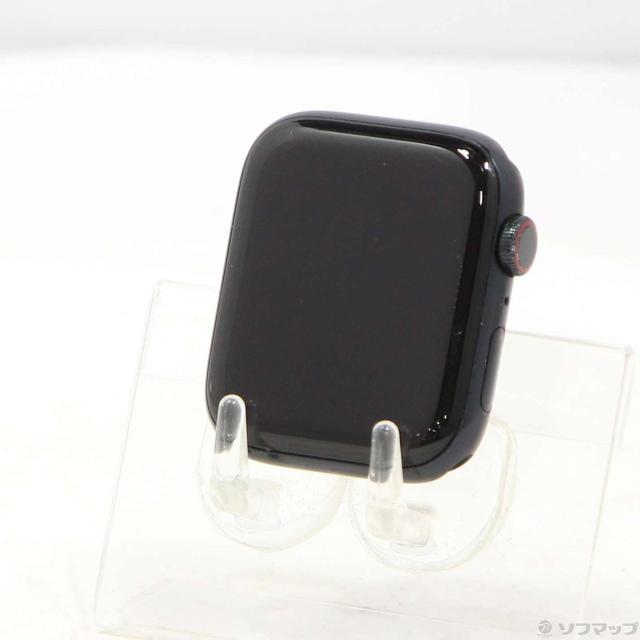 (中古)Apple Apple Watch SE 第2世代 GPS + Cellular 44mm ミッドナイトアルミニウムケース バンド無し DEMO品(258-ud)