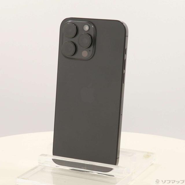 (中古)Apple iPhone15 Pro Max 256GB ブラックチタニウム MU6P3J/A SIMフリー(371-ud)