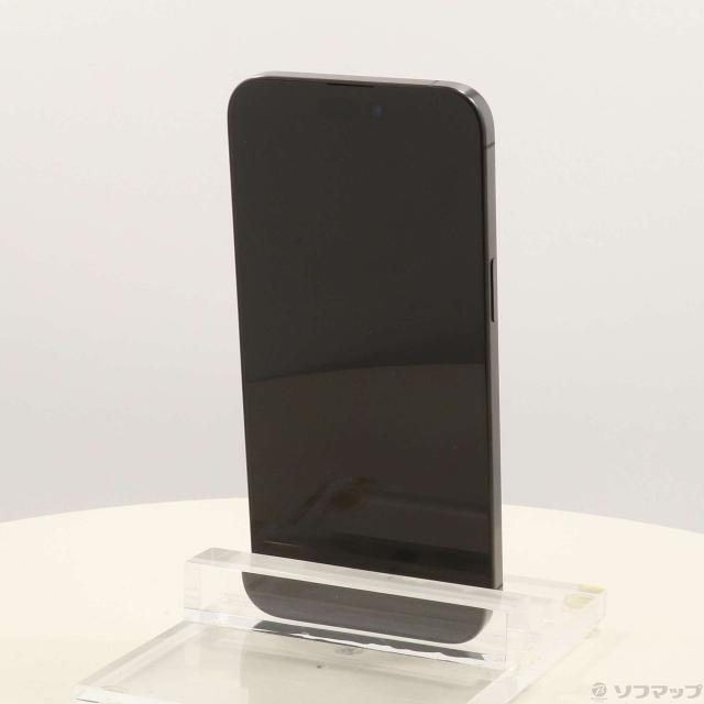 (中古)Apple iPhone15 Pro Max 256GB ブラックチタニウム MU6P3J/A SIMフリー(371-ud)