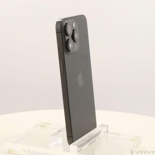 (中古)Apple iPhone15 Pro Max 256GB ブラックチタニウム MU6P3J/A SIMフリー(371-ud)