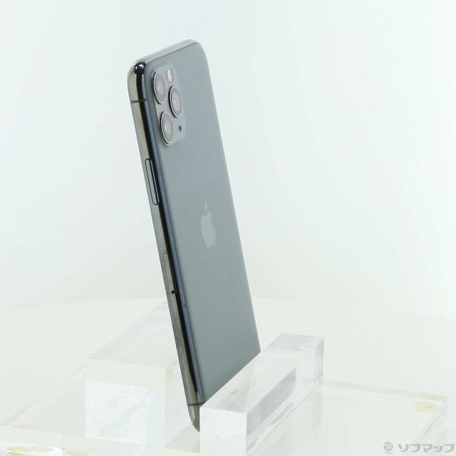 (中古)au iPhone11 Pro 256GB ミッドナイトグリーン NWCC2J/A au(377-ud)_3