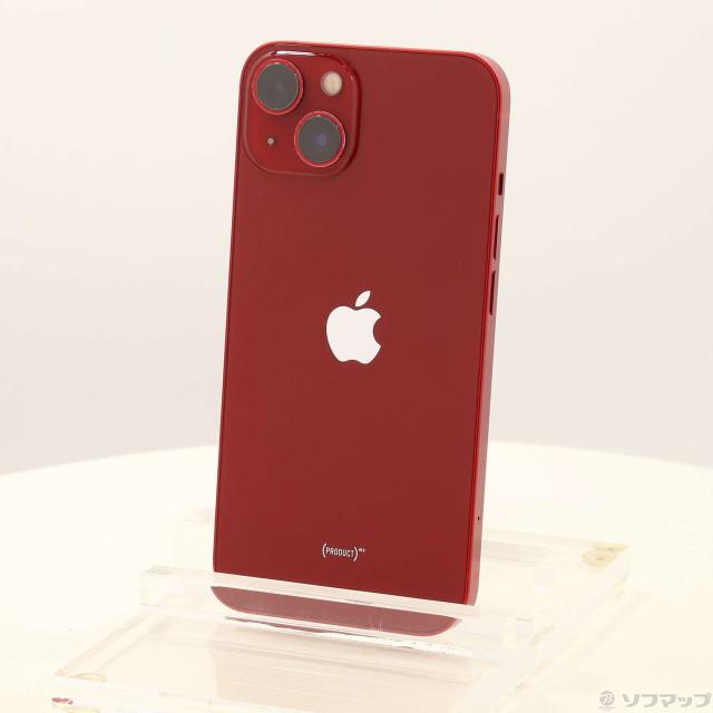 (中古)Apple iPhone13 256GB プロダクトレッド MLNL3J/A SIMフリー(305-ud)
