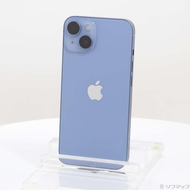 (中古)Apple iPhone14 128GB ブルー MPVJ3J/A SIMフリー(305-ud)