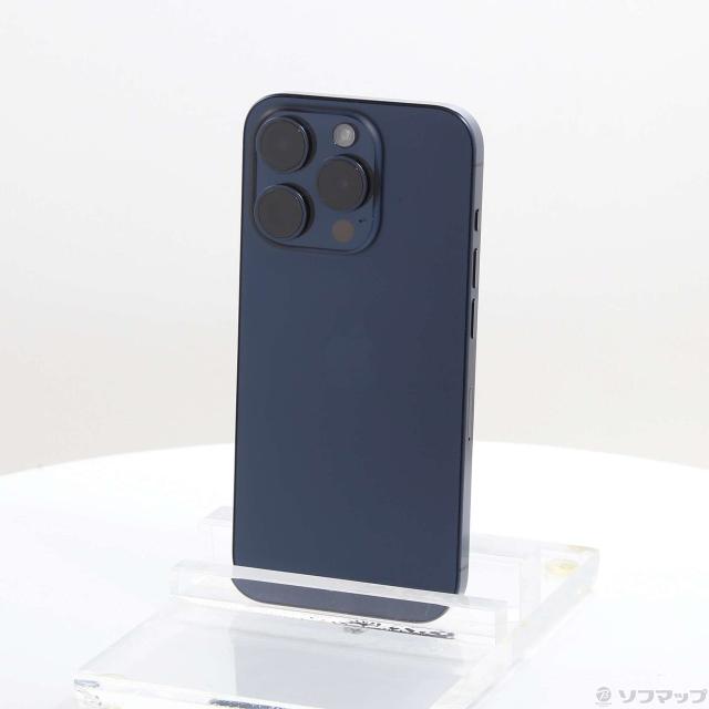 (中古)Apple iPhone15 Pro 256GB ブルーチタニウム MTUG3J/A SIMフリー(258-ud)