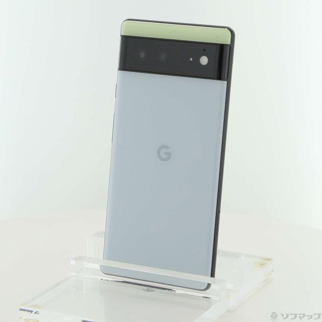 (中古)GOOGLE Google Pixel 6 128GB ソータシーフォーム GA02920 au SIMフリー(305-ud)