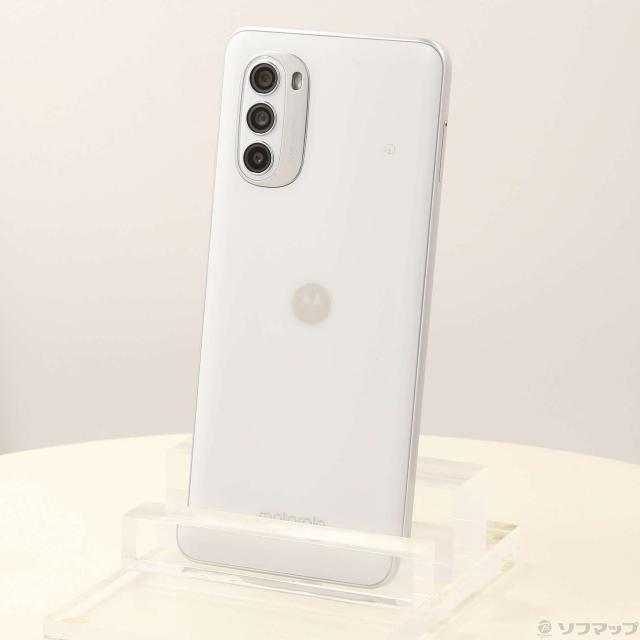 (中古)Motorola moto g52j 5G II 128GB パールホワイト PATM0005JP SIMフリー(269-ud)