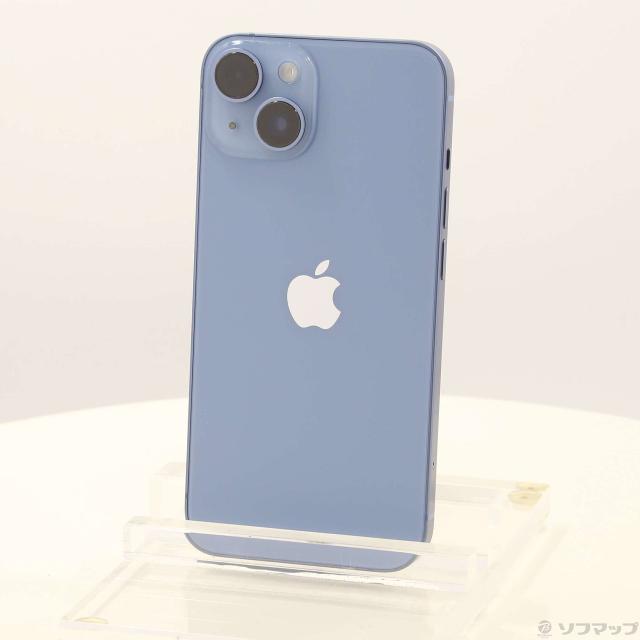 (中古)Apple iPhone14 128GB ブルー MPVJ3J/A SIMフリー(297-ud)