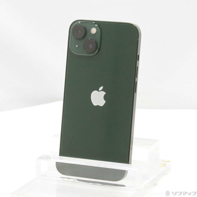 中古)Apple iPhone13 256GB グリーン MNGH3J/A SIMフリー(349-ud)