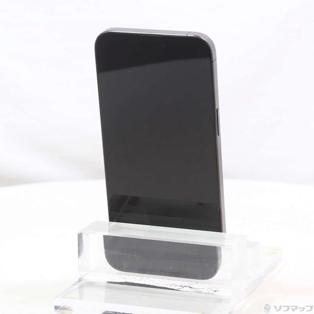 (中古)Apple iPhone15 Pro Max 256GB ブラックチタニウム MU6P3J/A SIMフリー(251-ud)