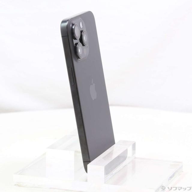 (中古)Apple iPhone15 Pro Max 256GB ブラックチタニウム MU6P3J/A SIMフリー(251-ud)