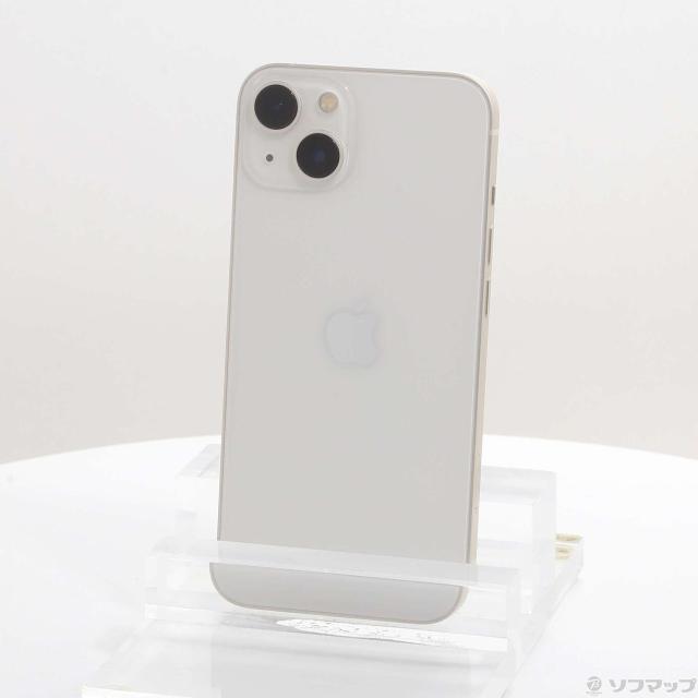 (中古)Apple iPhone13 128GB スターライト MLND3J/A SIMフリー(276-ud)