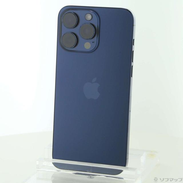 (中古)Apple iPhone15 Pro Max 256GB ブルーチタニウム MU6T3J/A SIMフリー(276-ud)