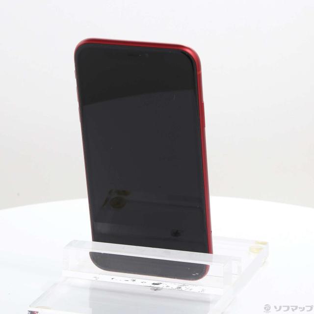 中古)Apple iPhoneXR 128GB プロダクトレッド MT0N2J/A SIMフリー(344-ud)