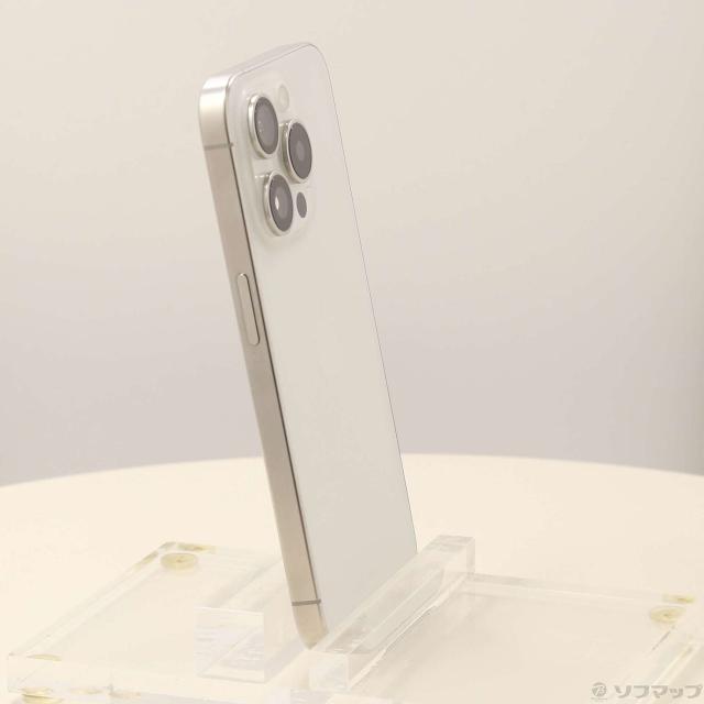 (中古)Apple iPhone15 Pro 256GB ホワイトチタニウム MTUD3J/A SIMフリー(295-ud)_3