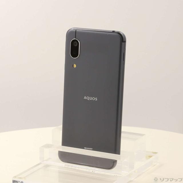 (中古)SHARP AQUOS sense3 lite 64GB ブラック SH-RM12 楽天 SIMフリー(349-ud)