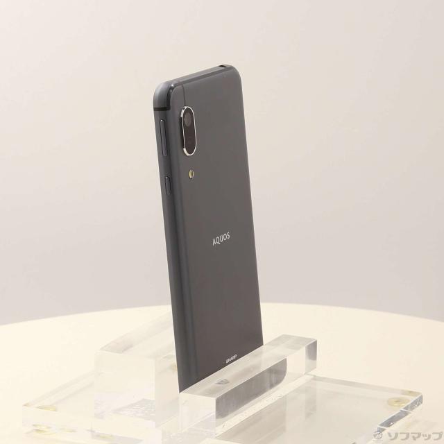 中古)SHARP AQUOS sense3 lite 64GB ブラック SH-RM12 楽天 SIMフリー 