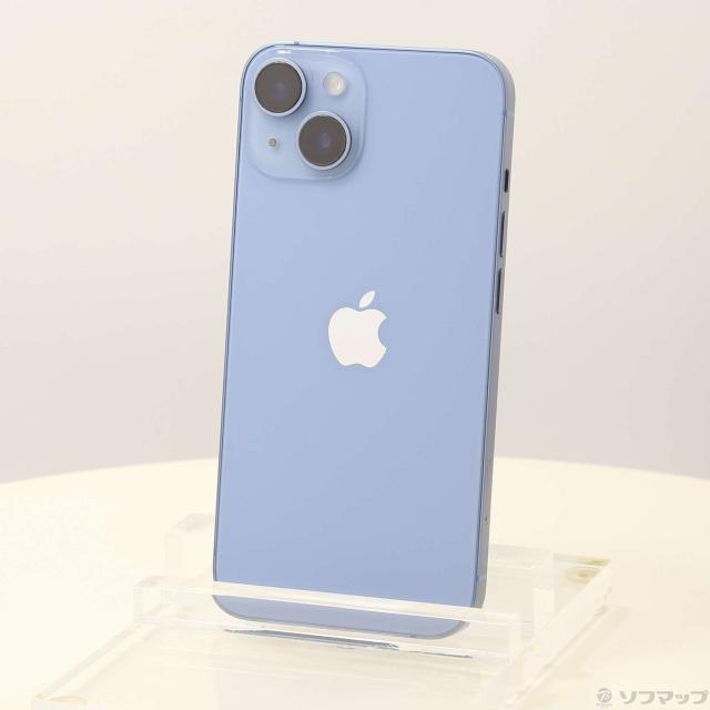 (中古)Apple iPhone14 128GB ブルー MPVJ3J/A SIMフリー(276-ud)