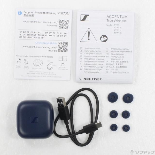 (中古)SENNHEISER ACCENTUM True Wireless ブルー(344-ud)_4