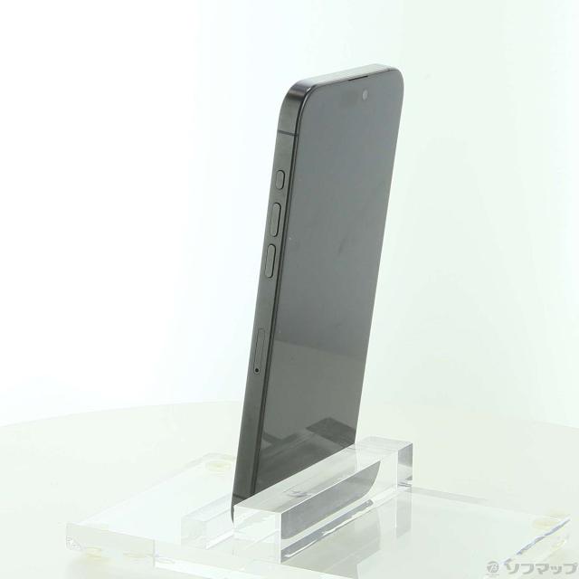 (中古)Apple iPhone15 Pro Max 256GB ブラックチタニウム MU6P3J/A SIMフリー(348-ud)