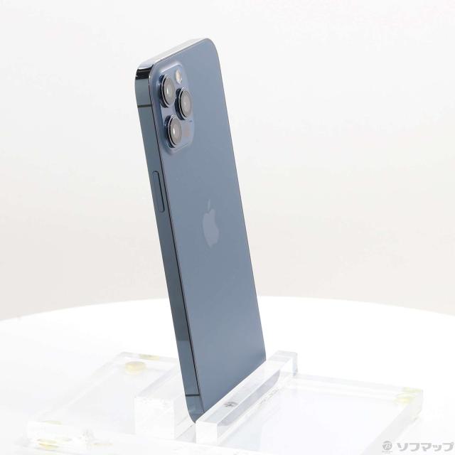 (中古)Apple iPhone12 Pro Max 256GB パシフィックブルー MGD23J/A SIMフリー(295-ud)