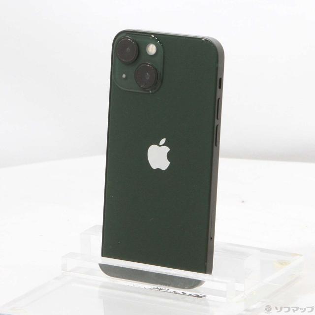 (中古)Apple iPhone13 mini 128GB グリーン MNFC3J/A SIMフリー(377-ud)