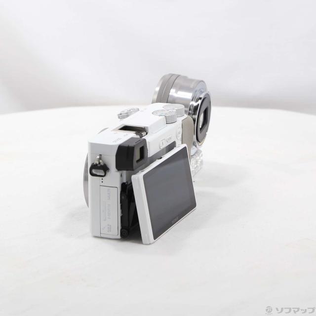 (中古)SONY α6100 ILCE-6100L パワーズームレンズキット ホワイト(269-ud)