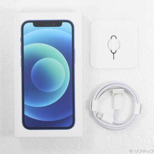 (中古)Apple iPhone12 mini 256GB ブルー MGDV3J/A SIMフリー(348-ud)_4