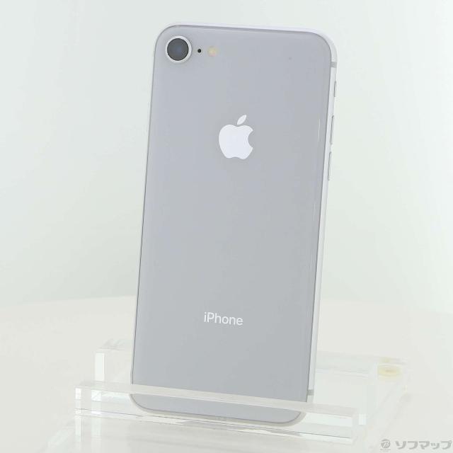 中古)Apple iPhone8 64GB シルバー MQ792J/A SIMフリー(247-ud)