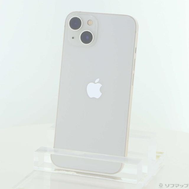 (中古)Apple iPhone13 128GB スターライト MLND3J/A SIMフリー(377-ud)