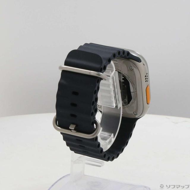 (中古)Apple Apple Watch Ultra GPS + Cellular 49mm チタニウムケース ミッドナイトオーシャンバンド(349-ud)_2