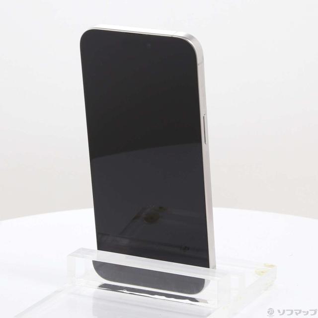 (中古)Apple iPhone15 Pro Max 256GB ホワイトチタニウム MU6Q3J/A SIMフリー(262-ud)