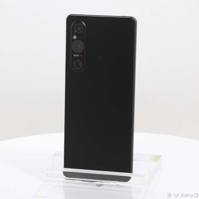(中古)SONY Xperia 1 V 256GB ブラック SOG10 au SIMフリー(348-ud)