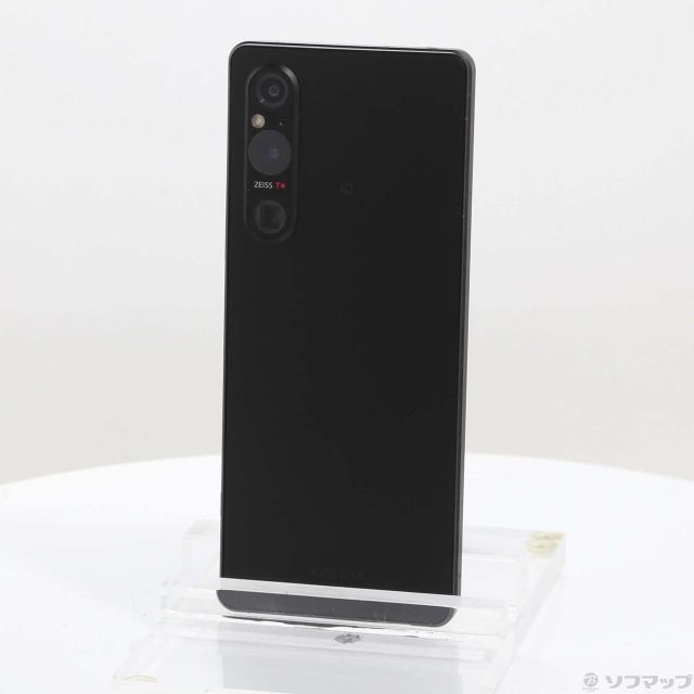 (中古)SONY Xperia 1 V 256GB ブラック SOG10 au SIMフリー(297-ud)
